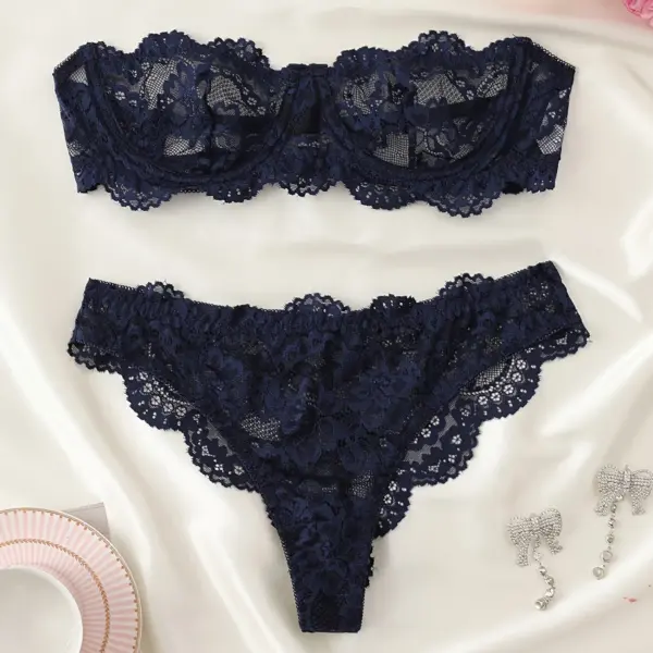 Pure Desire Style Personality Sexy Ultra-Thin Sheer Lace Lingerie