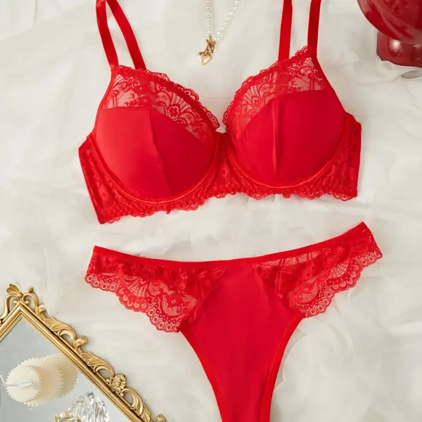1 Set Elegant Lace Lingerie, 2024 New Style