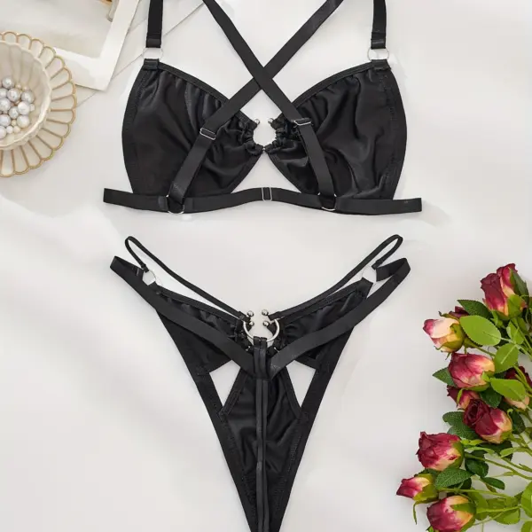 Elegant Black Lingerie Set for Women