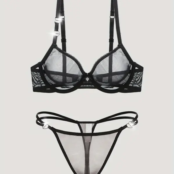 Women's Black Sexy Lingerie Set – Plus Size Sexy Lingerie Set